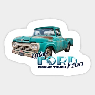 1960 Ford F100 Pickup Truck Sticker